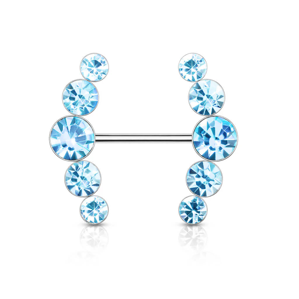 Nippelpiercing 5 Zirkonia - Image 8