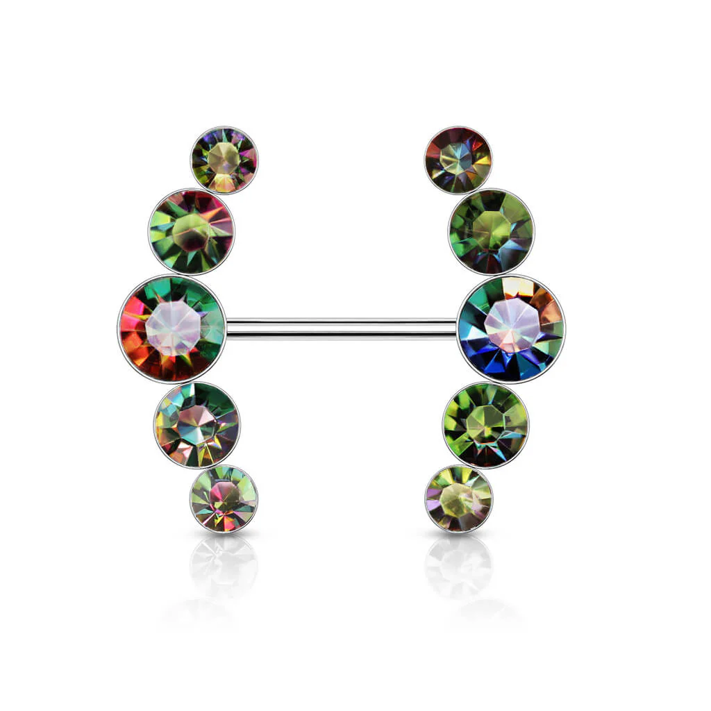 Nippelpiercing 5 Zirkonia - Image 9