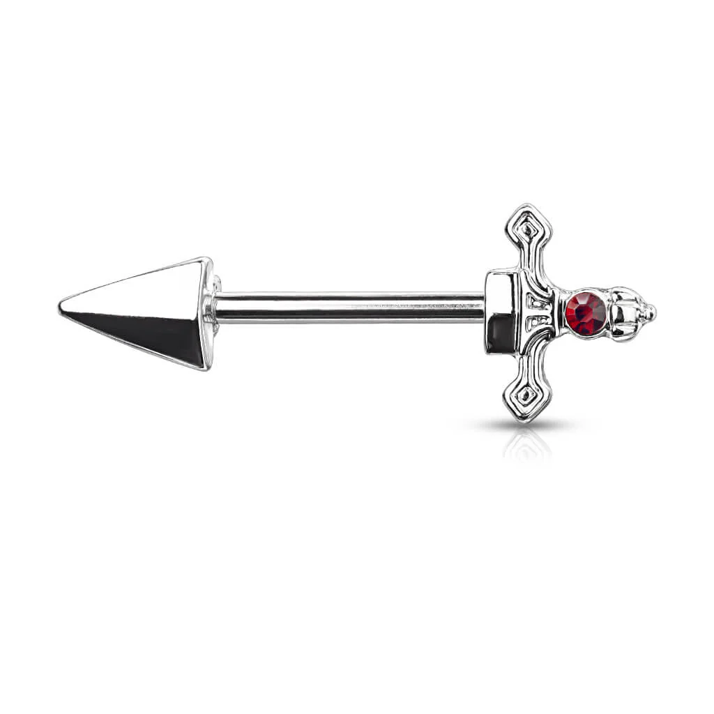 Nippelpiercing Schwert Zirkonia - Image 7