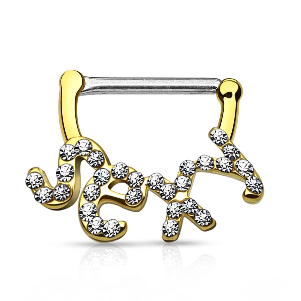 Nippelpiercing SEXY Zirkonia Clicker - Image 2
