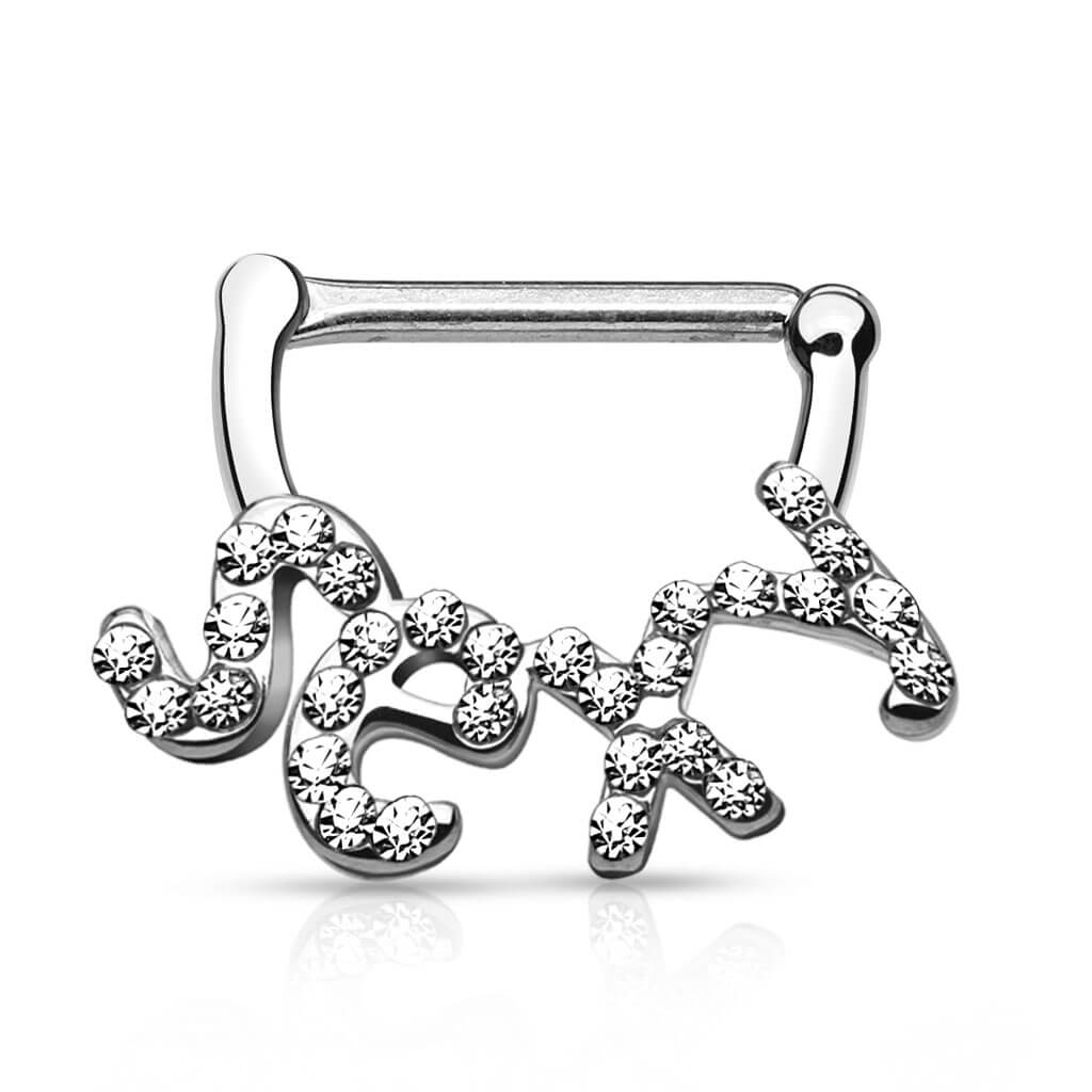 Nippelpiercing SEXY Zirkonia Clicker - Image 3