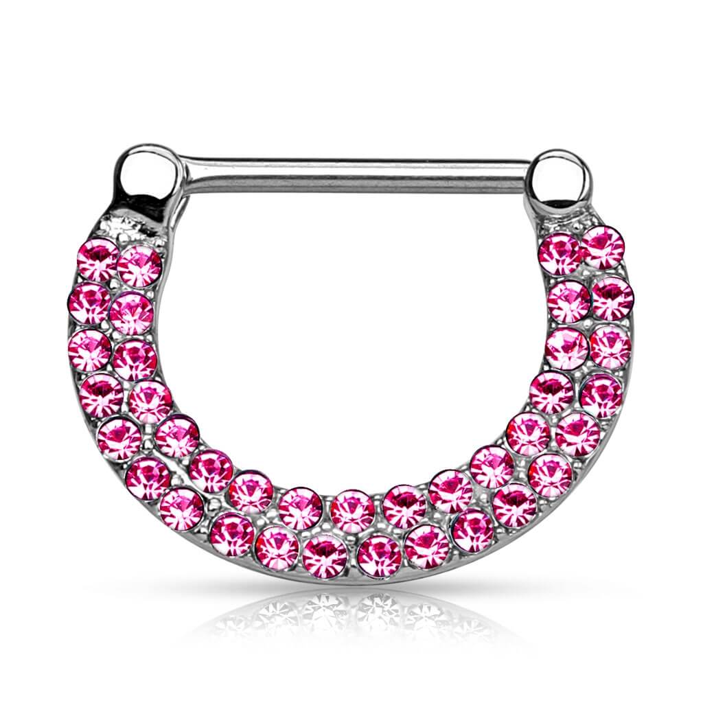 Nippelpiercing Zirkonia Clicker - Image 4