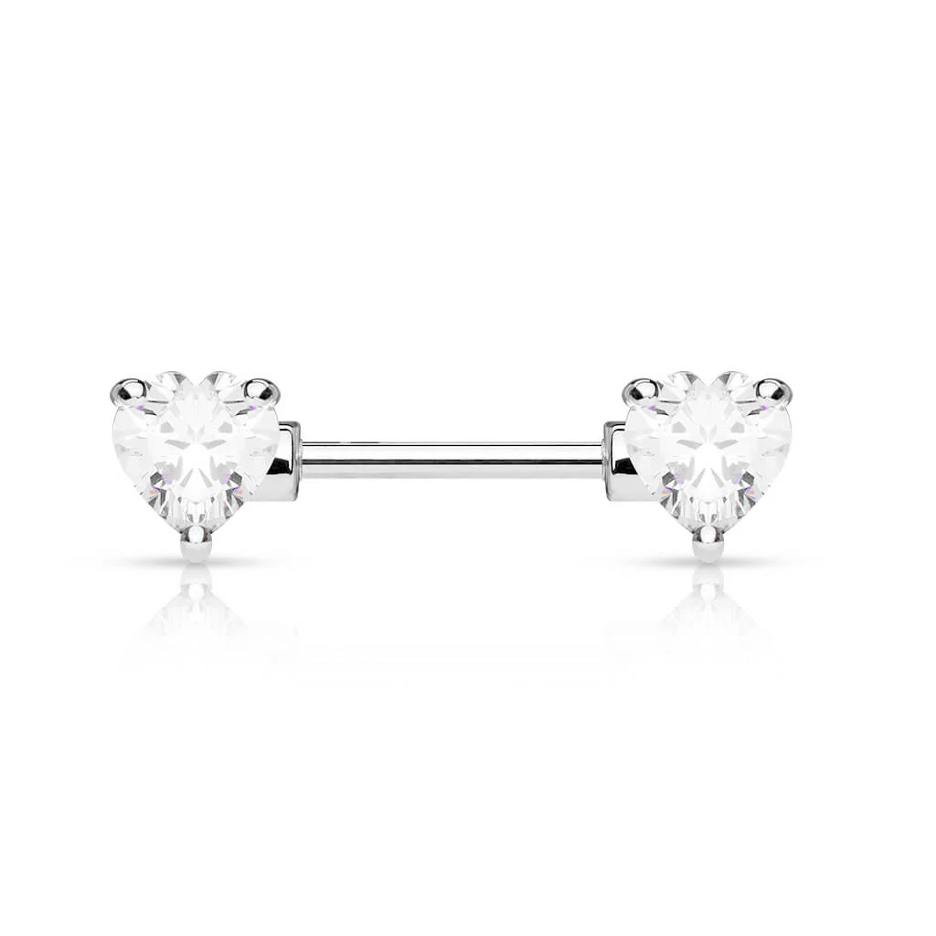 Nippelpiercing Herz Zirkonia - Image 2