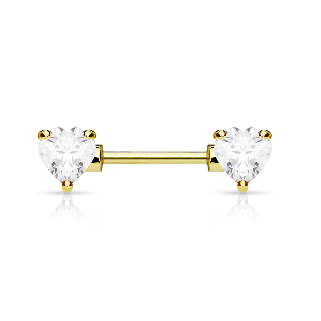 Nippelpiercing Herz Zirkonia - Image 3