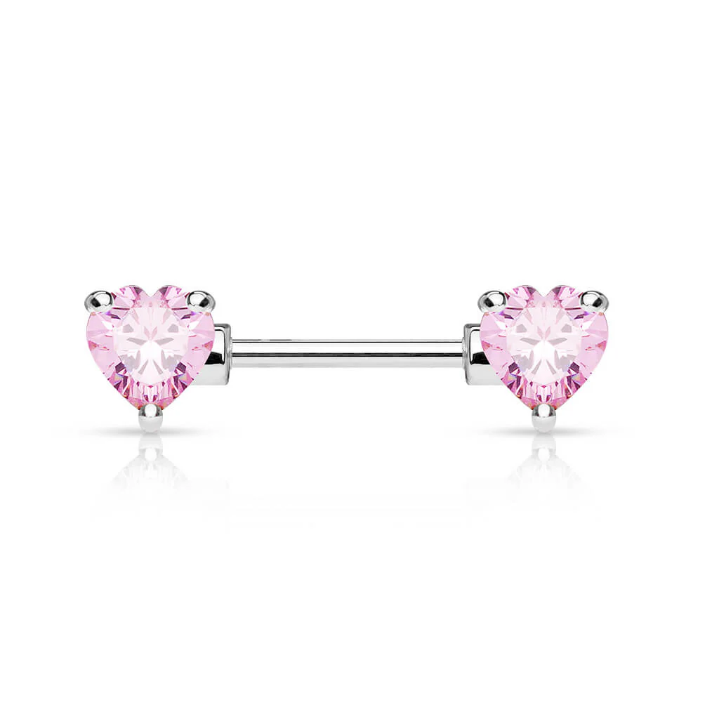 Nippelpiercing Herz Zirkonia - Image 4
