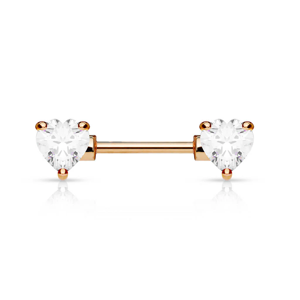 Nippelpiercing Herz Zirkonia - Image 7