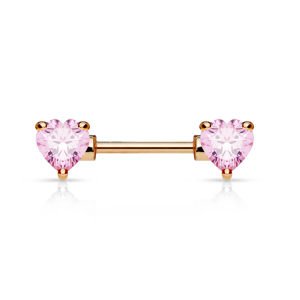 Nippelpiercing Herz Zirkonia - Image 8