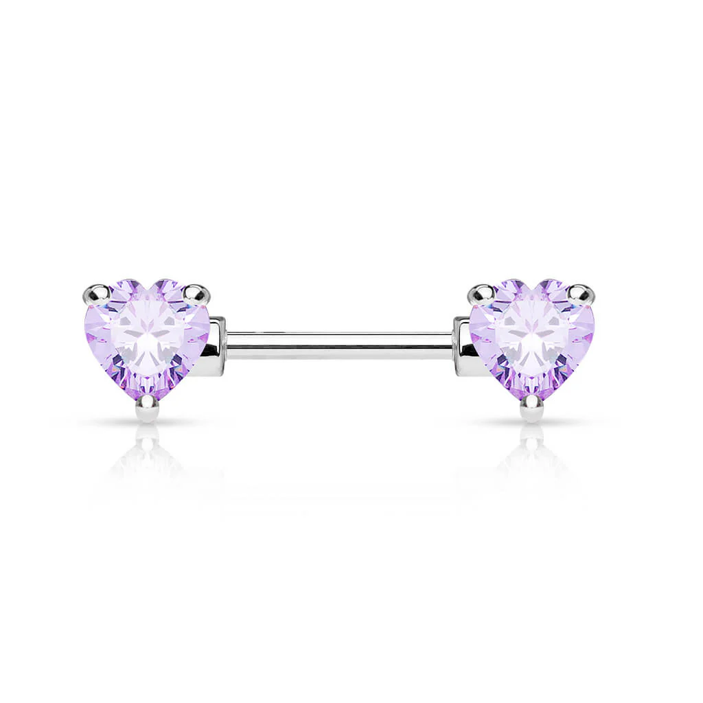 Nippelpiercing Herz Zirkonia - Image 9