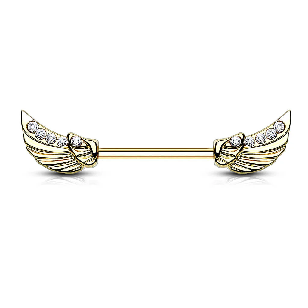 Nippelpiercing Flügel Zirkonia - Image 3