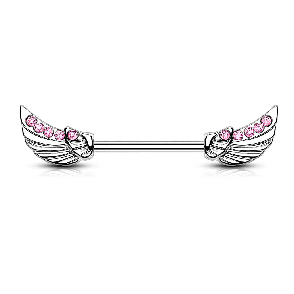 Nippelpiercing Flügel Zirkonia - Image 4