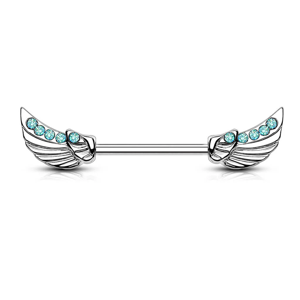 Nippelpiercing Flügel Zirkonia - Image 5