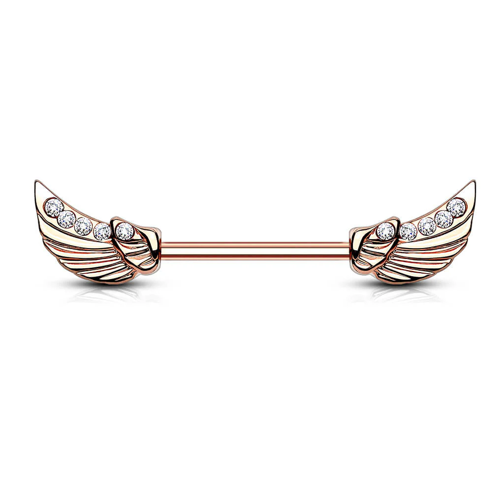 Nippelpiercing Flügel Zirkonia - Image 6