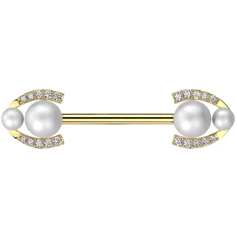 Nippelpiercing Hufeisen Perle - Image 3