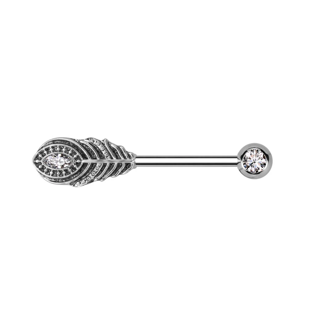 Barbell Feder Zirkonia - Image 3