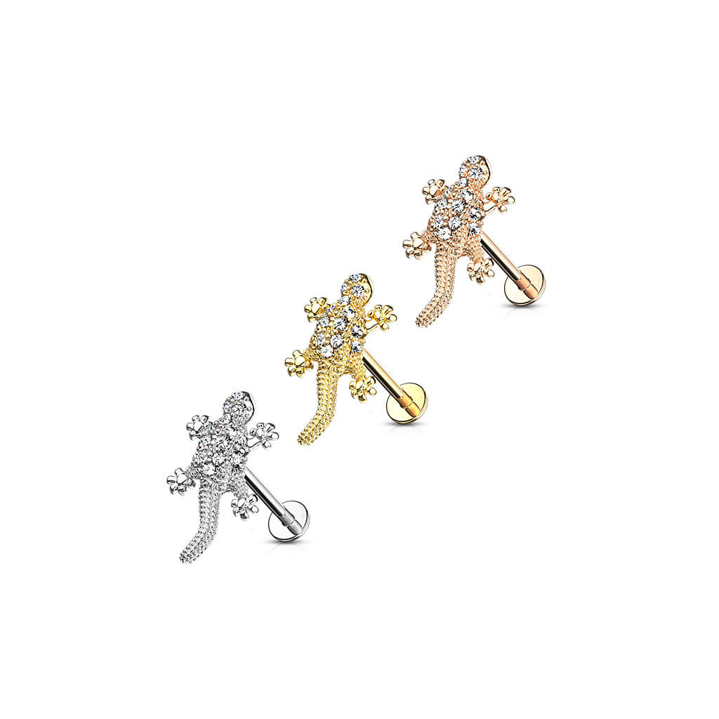 Labret Eidechse Zirkonia Innengewinde - Image 5