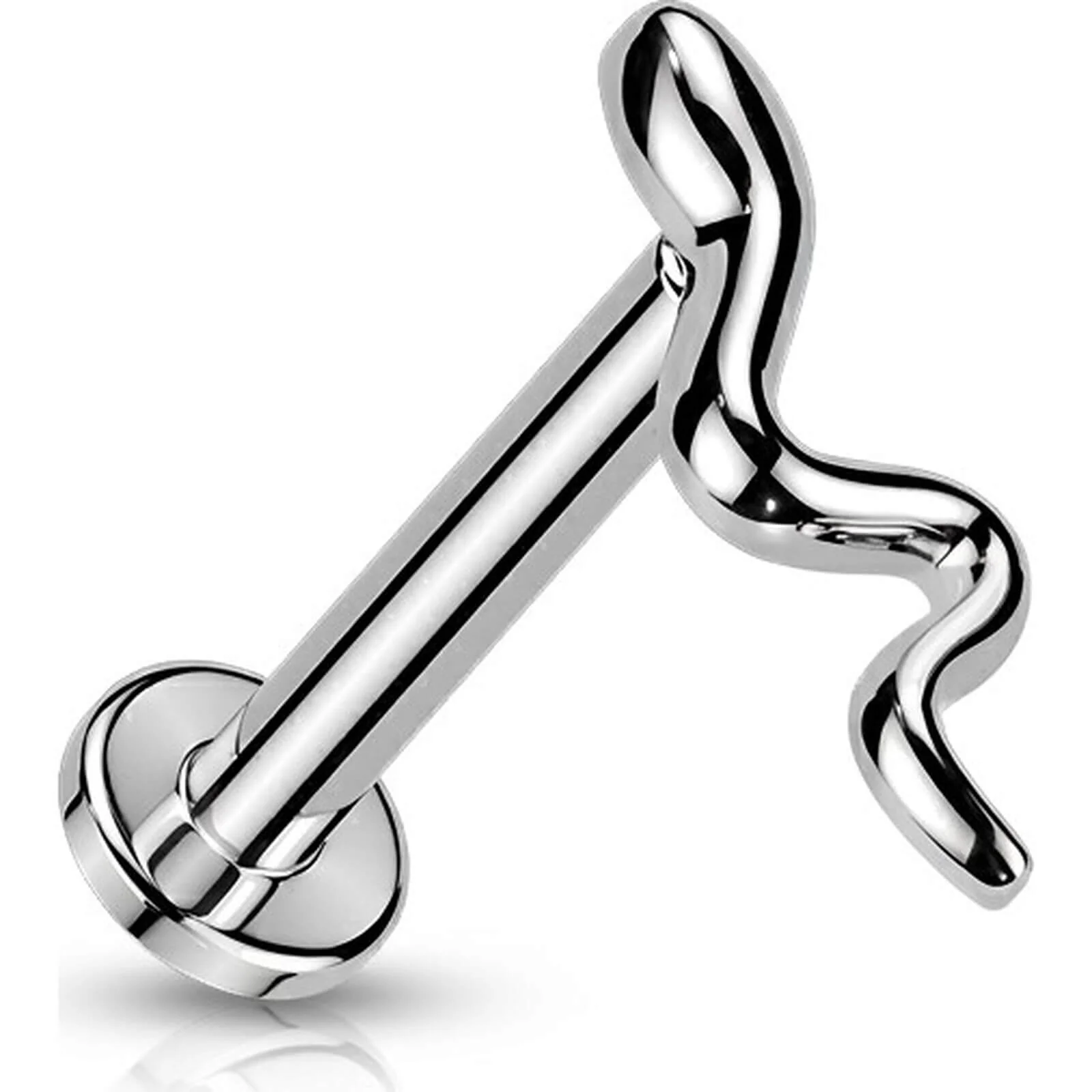 Labret schlängelnde Schlange Innengewinde
