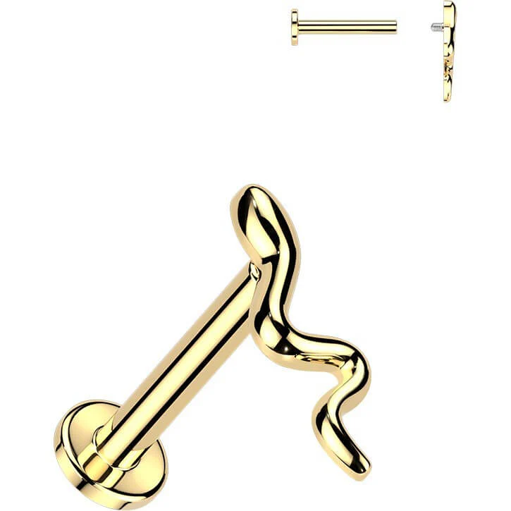 Labret schlängelnde Schlange Innengewinde - Image 2