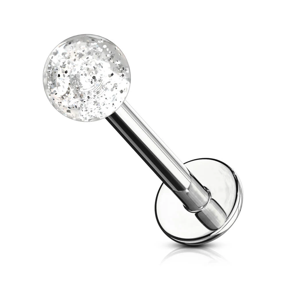 Labret Acryl Glitzer Kugel - Image 5