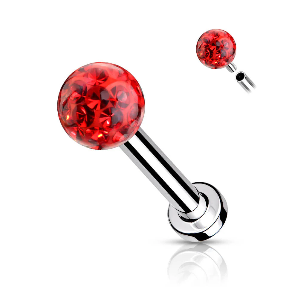Labret Kugel Zirkonia Innengewinde - Image 11