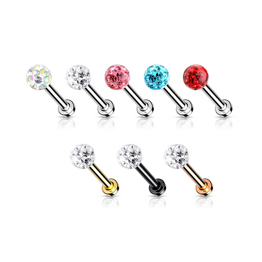 Labret Kugel Zirkonia Innengewinde - Image 2