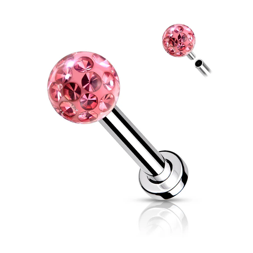 Labret Kugel Zirkonia Innengewinde - Image 9