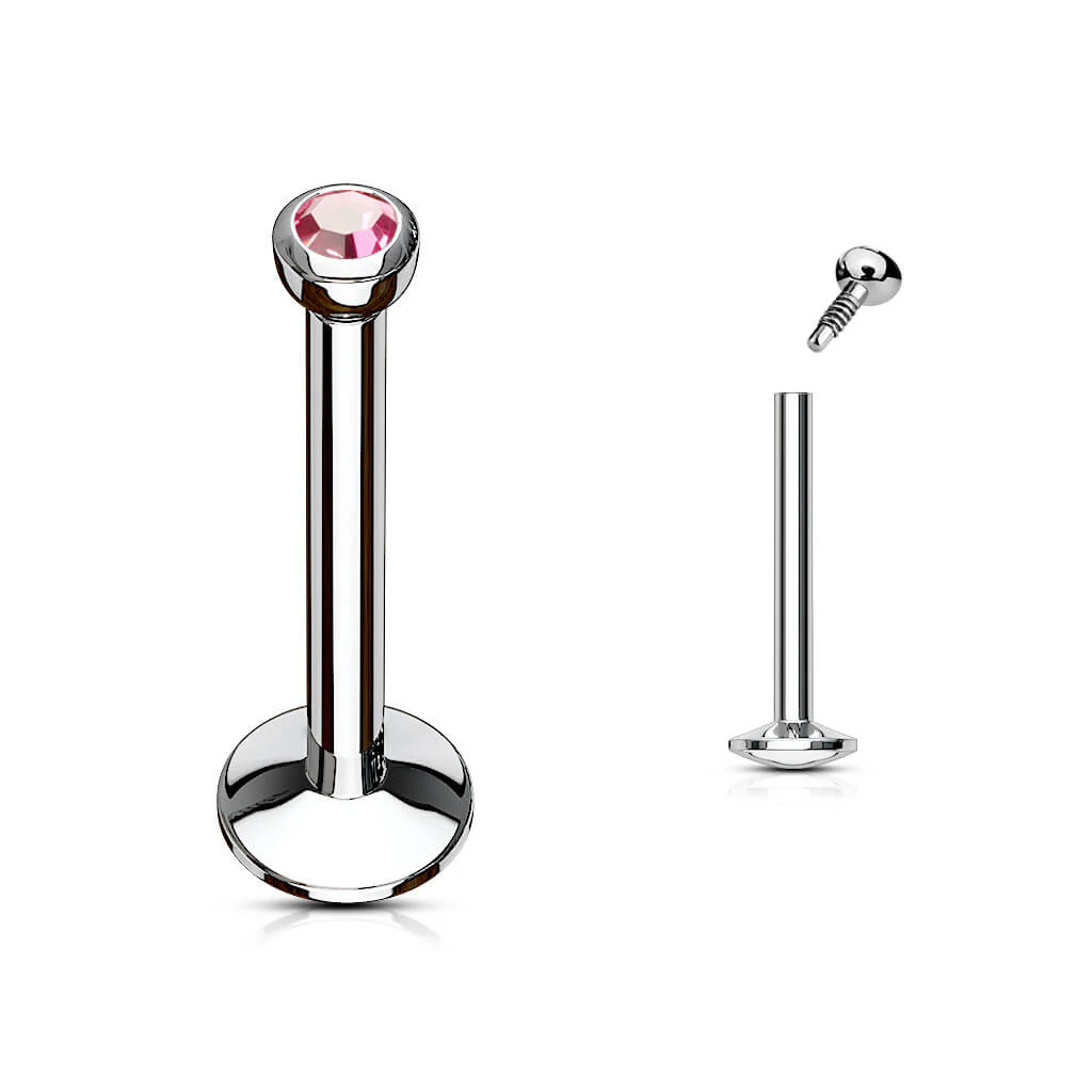 Labret Kugel Zirkonia Innengewinde - Image 10