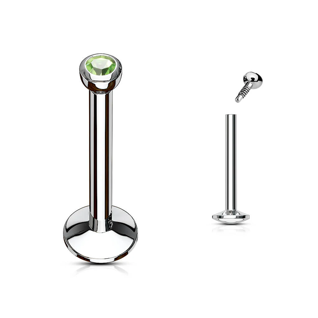 Labret Kugel Zirkonia Innengewinde - Image 7