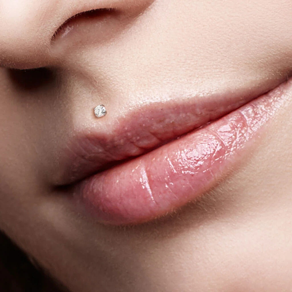 Labret Zirkonia Krappenfassung - Image 6