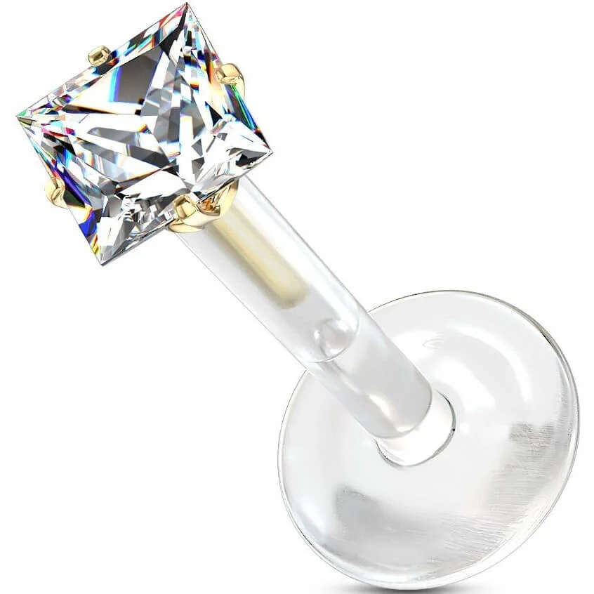 Labret Quadrat Zirkonia