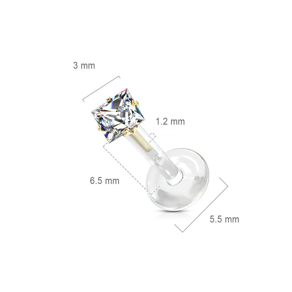 Labret Quadrat Zirkonia - Image 3