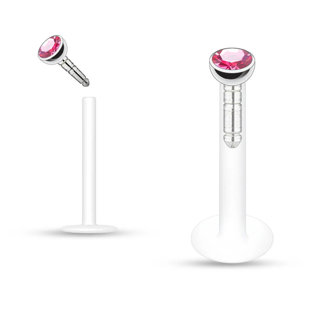 Labret Zirkonia Kesselfassung - Image 10
