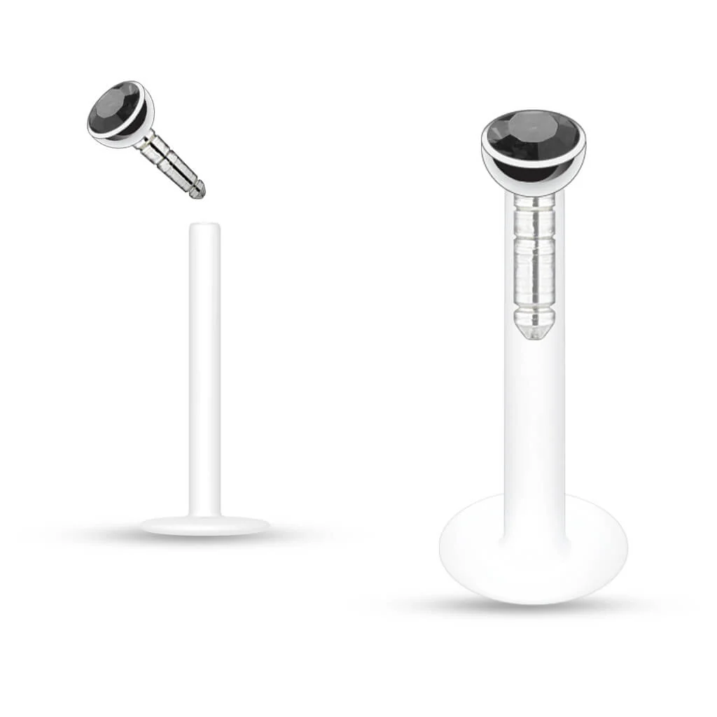 Labret Zirkonia Kesselfassung - Image 8