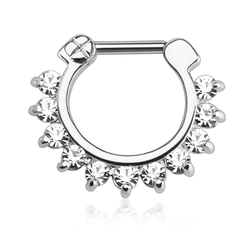 Septum Piercing Zirkonia Clicker - Image 2