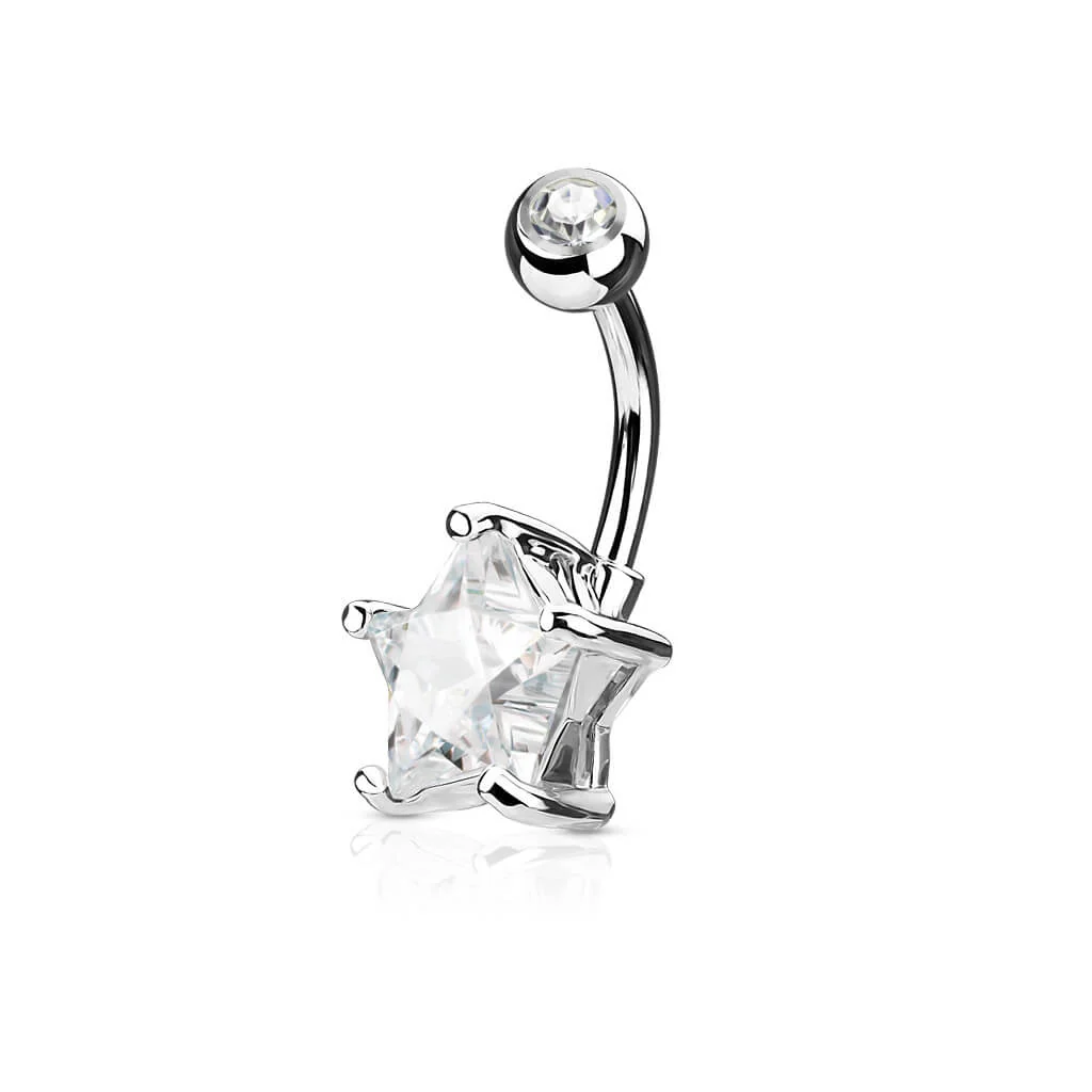 Bauchnabelpiercing Stern Zirkonia - Image 2