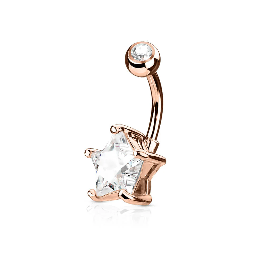 Bauchnabelpiercing Stern Zirkonia - Image 4