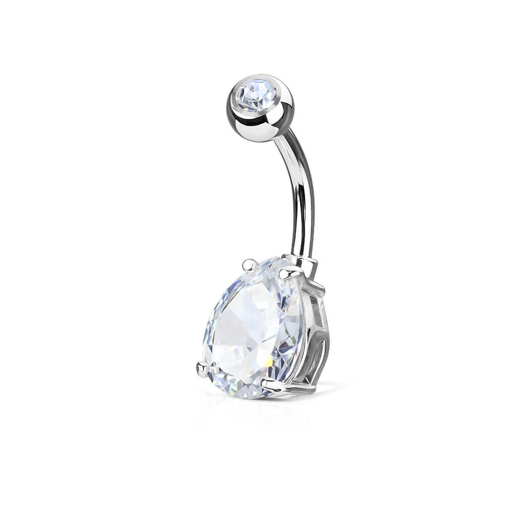 Bauchnabelpiercing Tropfen Zirkonia - Image 2