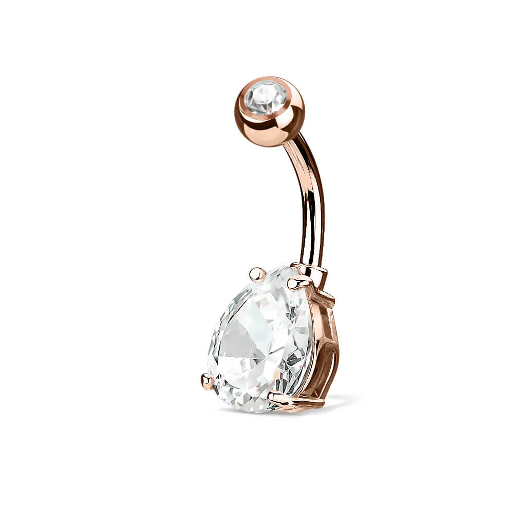 Bauchnabelpiercing Tropfen Zirkonia - Image 4