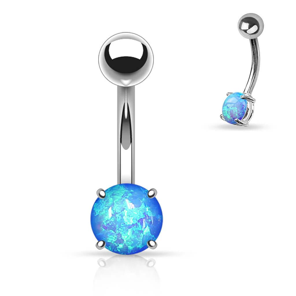 Bauchnabelpiercing Opal Krappenfassung - Image 2