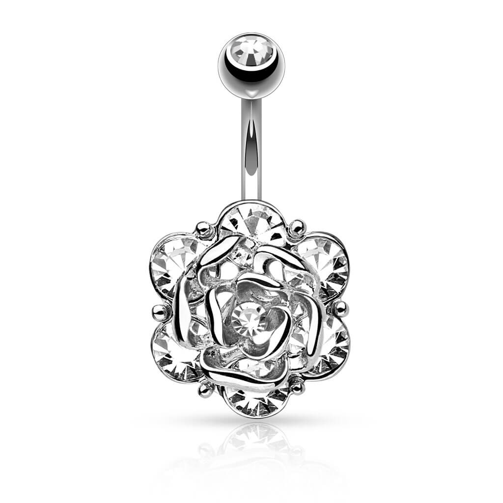 Bauchnabelpiercing Rose Zirkonia - Image 2