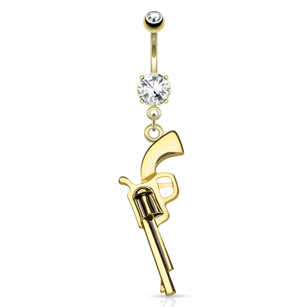 Bauchnabelpiercing Pistole beweglich Zirkonia - Image 3