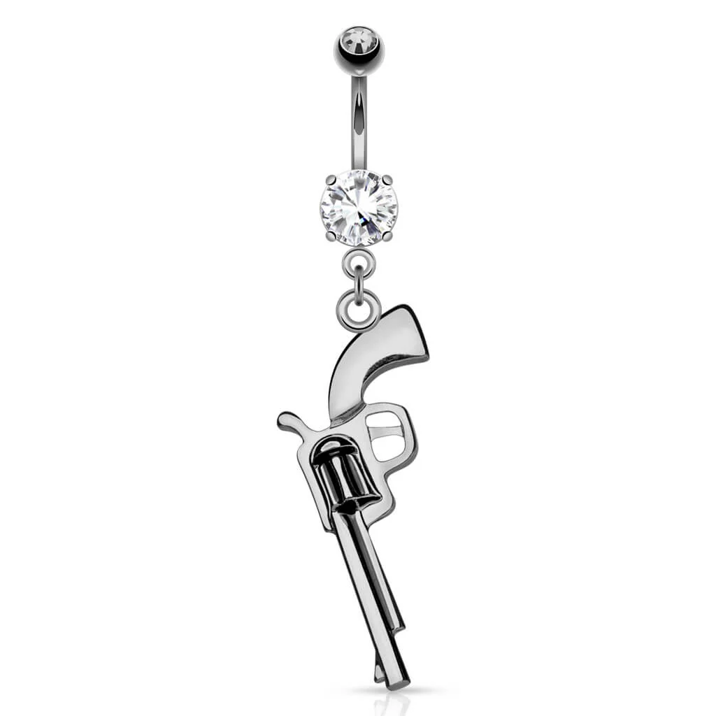 Bauchnabelpiercing Pistole beweglich Zirkonia - Image 4