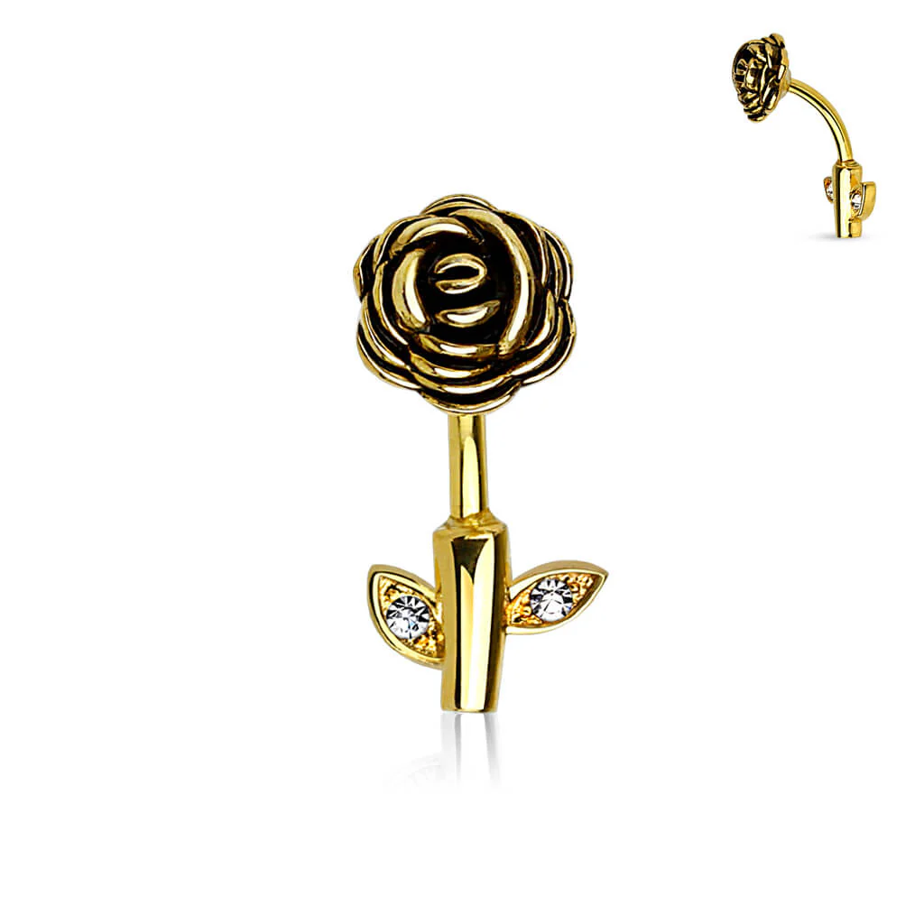 Bauchnabelpiercing Rose Zirkonia - Image 2