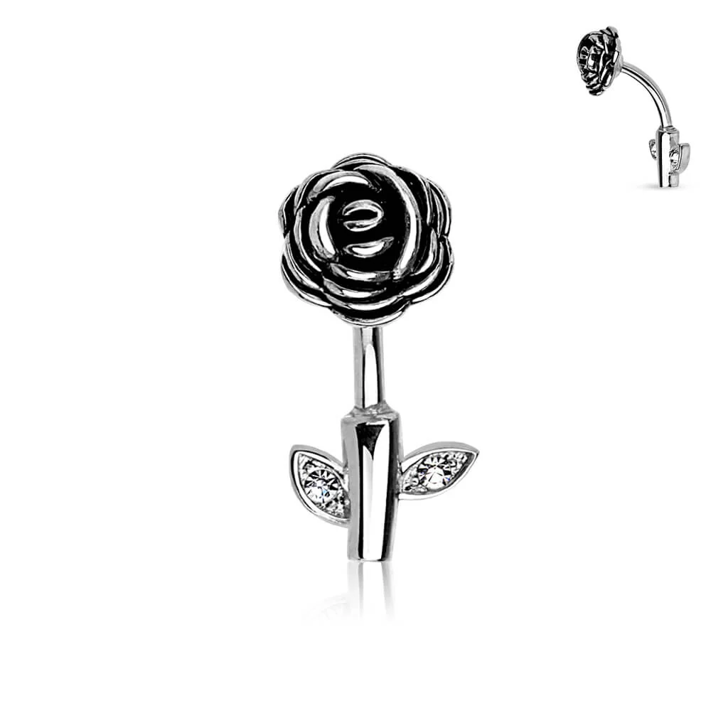 Bauchnabelpiercing Rose Zirkonia - Image 3