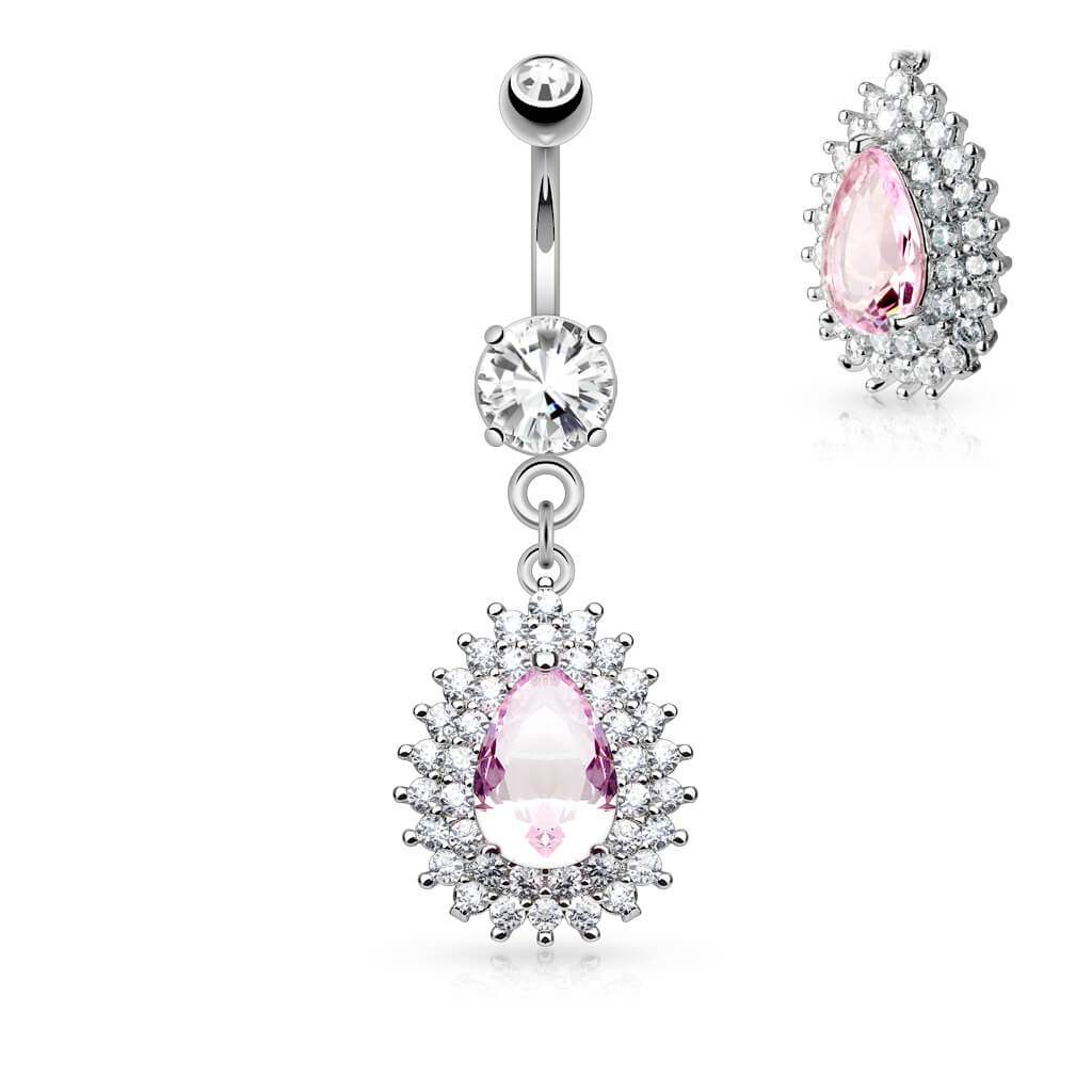 Bauchnabelpiercing Tropfen Zirkonia - Image 2