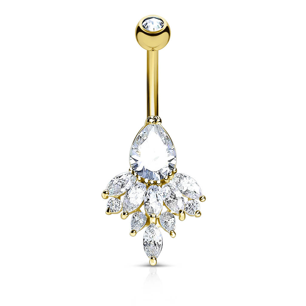 Bauchnabelpiercing Tropfen Zirkonia - Image 4