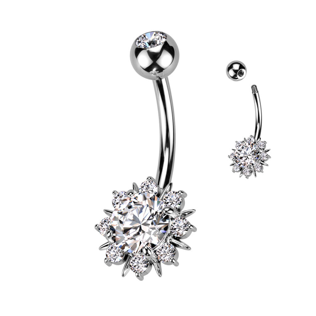 Bauchnabelpiercing Stern Zirkonia - Image 2