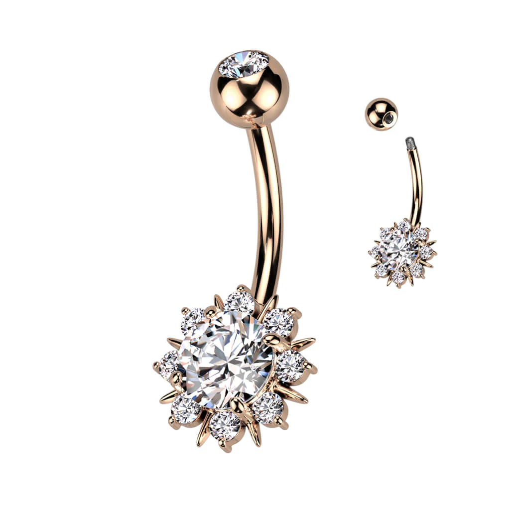 Bauchnabelpiercing Stern Zirkonia - Image 5