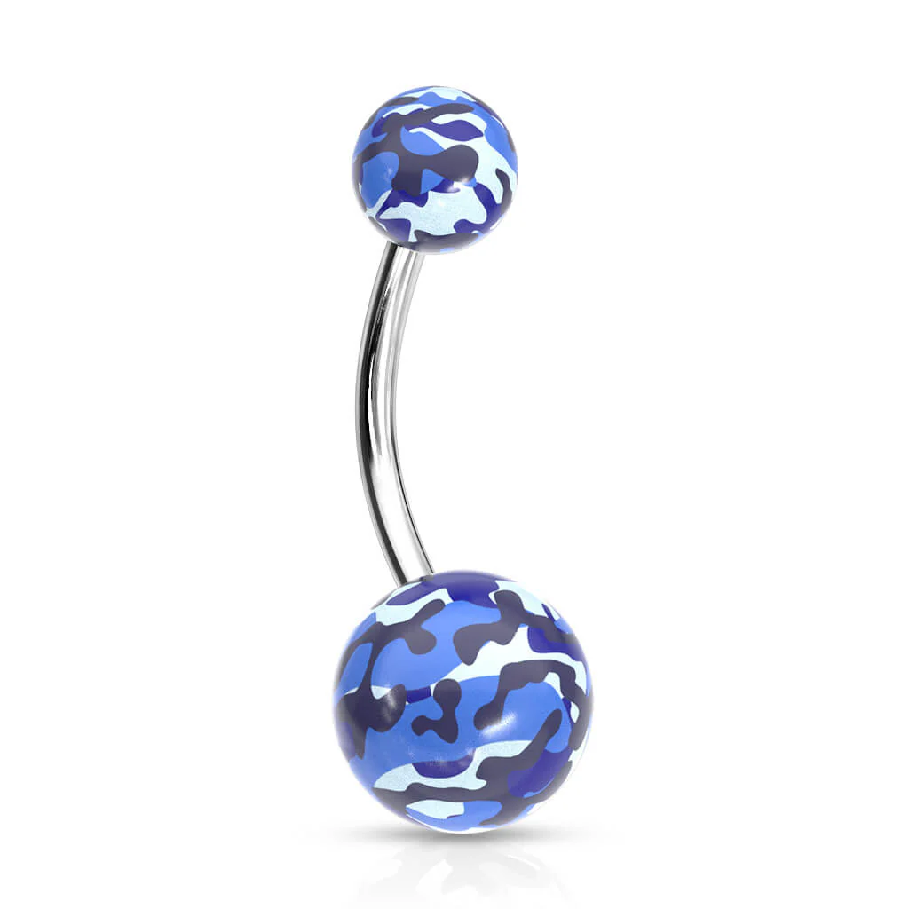 Bauchnabelpiercing Camouflage Acryl - Image 4