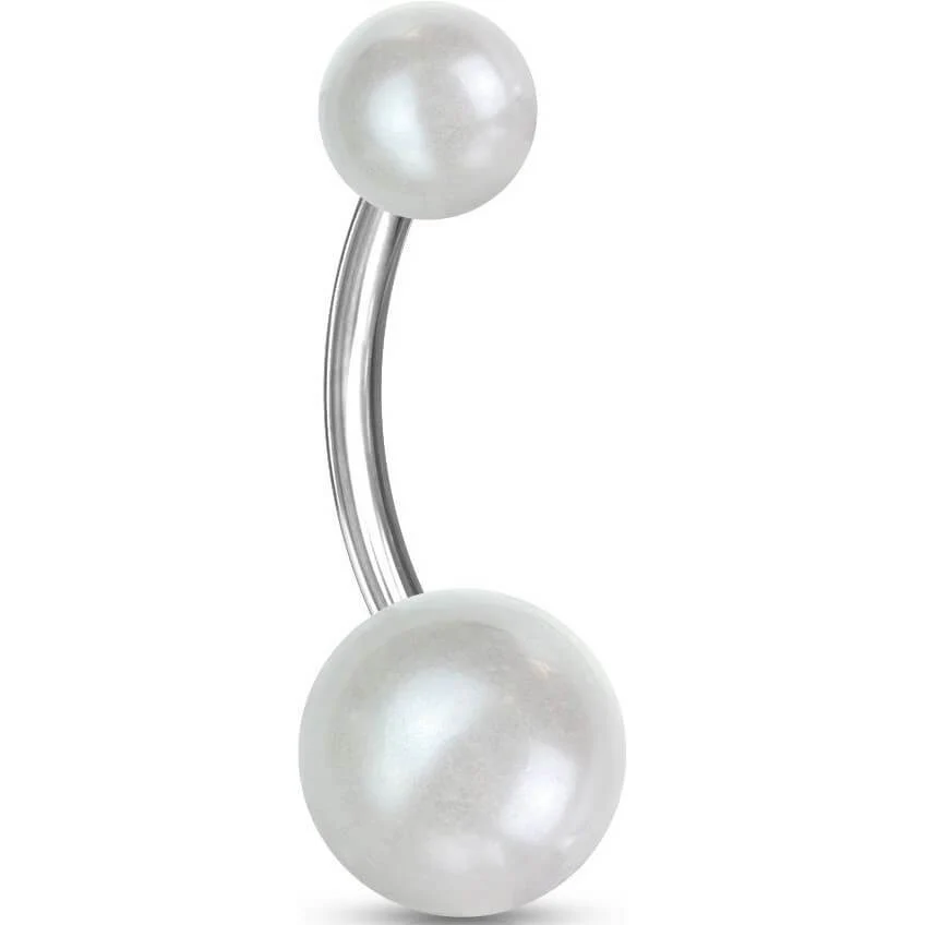 Bauchnabelpiercing Acryl Perlen Look Kugel