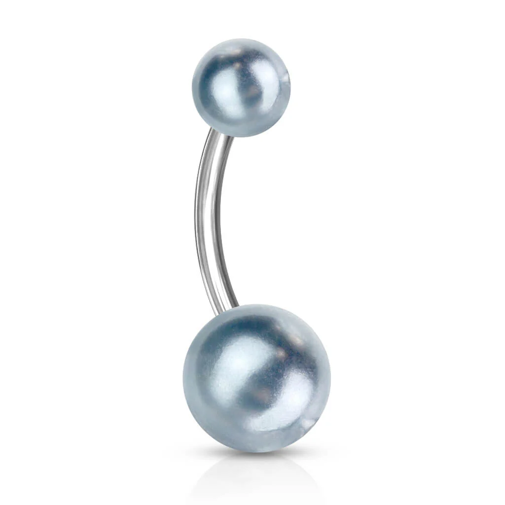 Bauchnabelpiercing Acryl Perlen Look Kugel - Image 5
